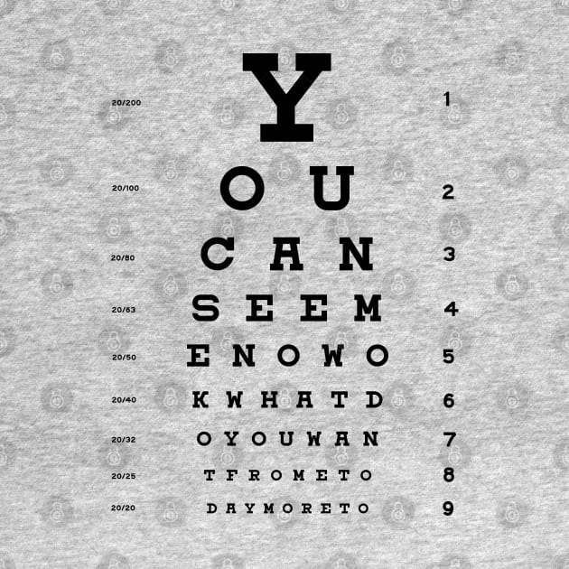 Eye Chart by CreativePhil